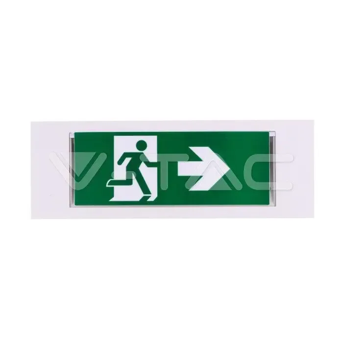 VT-511 4W a encastrer LED EMERGENCY EXIT 6000K