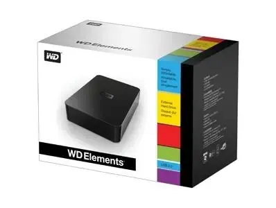 Western Digital Disque dur externe 3.5' Elements, 1 TB Noir