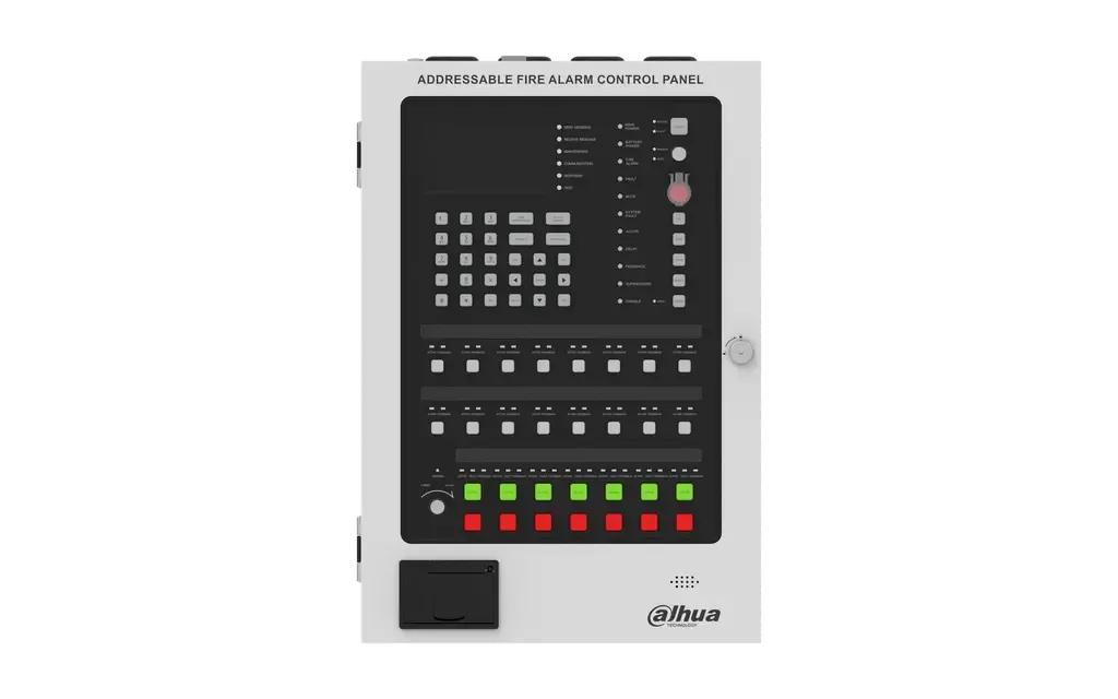 Wisualarm HY-1025 Panneau de contrôle d'alarme incendie adressable 2x Boucles avec imprimante