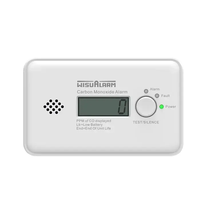 Wisualarm HY-GC20B Alarme autonome CO 'monoxyde de carbone' Batterie 10Ans Remplacable