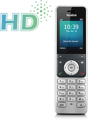 Téléphone IP Yealink Combiné Dect Sans Fil W56h
