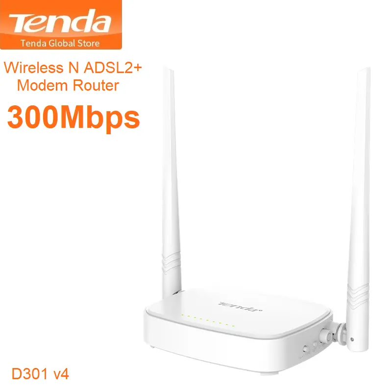 Tenda D301 V4 Modem/Routeur 300 Mbps