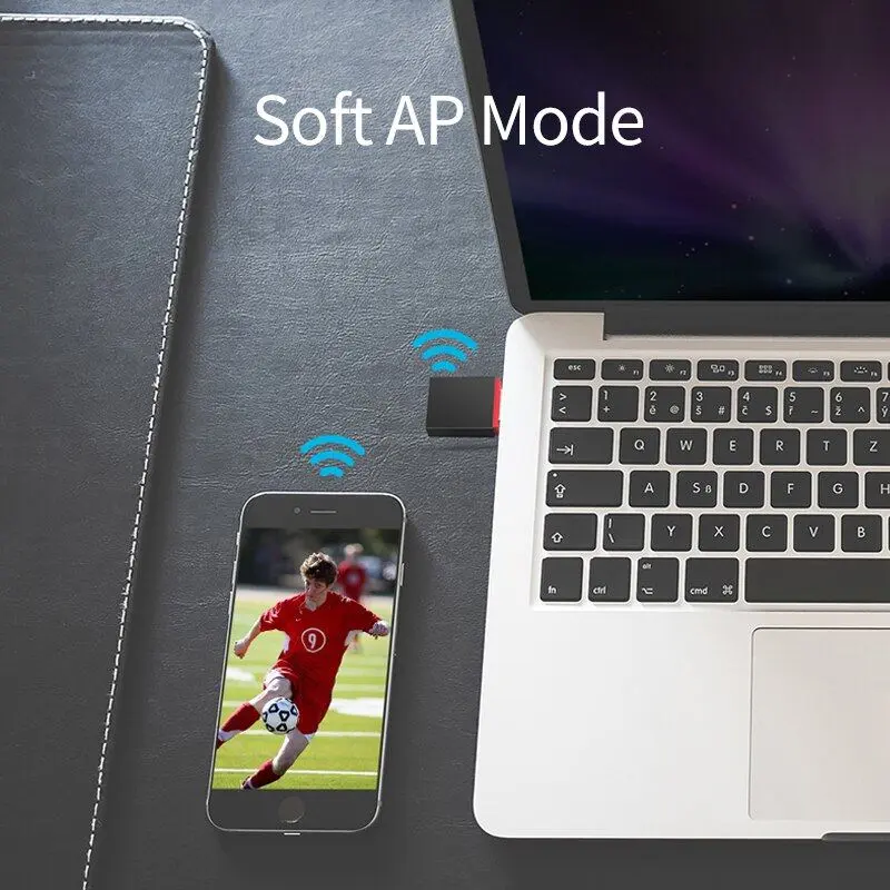 TENDA U3 Mini Adaptateur Wi-Fi N 300Mbps thumbnail 2