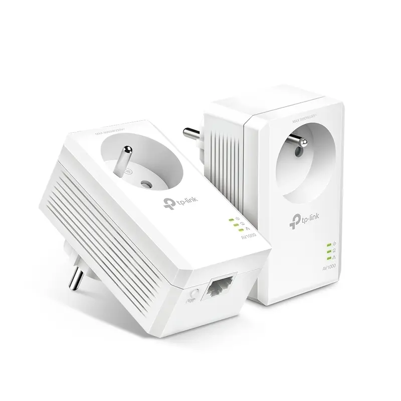 TL-PA7017P-KIT(FR) – Kit CPL AV1000 Gigabit avec prise gigogne intégrée