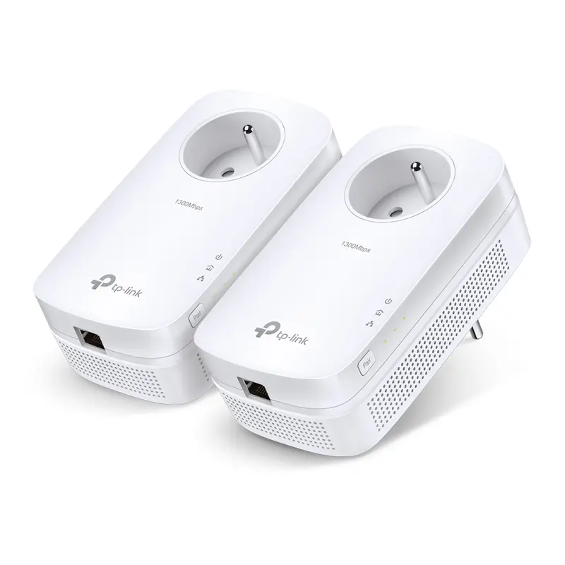 TL-PA8015P-KIT – Kit de 2 CPL AV1300 Gigabit avec prise gigogne (prise FR)