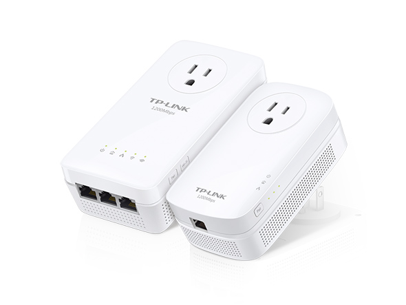 TL-WPA8630P-KIT – Kit 2x CPL AV1300 + WiFi AC1350 avec 3 ports Ethernet Gigabit et prise gigogne