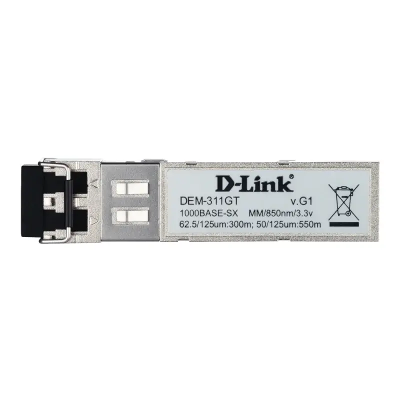 Transceiveur mini-Gbic fibre multimode SFP LC 1000Base-SX (550m) DEM-311GT thumbnail 2