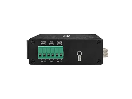 TS IF1F2-P     Industrial converter 10/100/1000M, 1xSFP fiber + 2 RJ45 with POE thumbnail 3