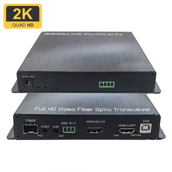 TS-MCHDMI-FO Convertisseur HDMI  KVM- vers- Fiber Optic