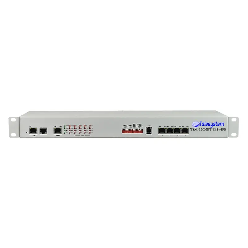 TSM-120NET   4E1+4FE  -to-  fiber (SFP port) SM40km, 80km … thumbnail 2