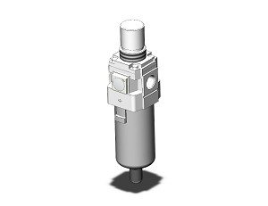 SMC Filtre régulateur pneumatique AW40-F04DE