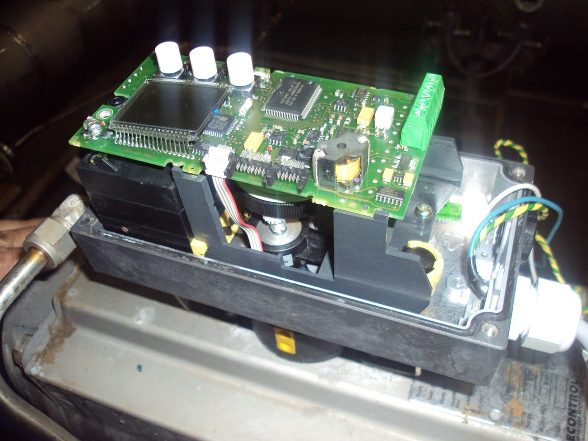 Diagnostic et maintenance d'un positionneur